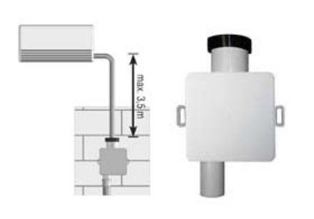 Mutassa a/az HL138 Klímaszifon (kondenzvíz szifon), falba süllyesztett, DN32 részleteit Kép HL138 Klímaszifon (kondenzvíz szifon), falba süllyesztett, DN32