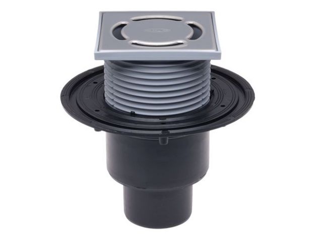 Kép HL 310NPr padlószifon, 123*123mm-es ráccsal (NA50,NA75,NA100)