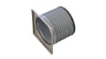 Kép HL 3200 Rácstartó d 110, 121x121mm KLICK-KLACK rendszerű nemesacél rácstartó kerettel (V2A)