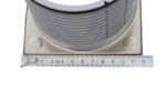 Kép HL 3200 Rácstartó d 110, 121x121mm KLICK-KLACK rendszerű nemesacél rácstartó kerettel (V2A)