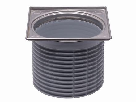 Mutassa a/az HL 3200 Rácstartó d 110, 121x121mm KLICK-KLACK rendszerű nemesacél rácstartó kerettel (V2A) részleteit Kép HL 3200 Rácstartó d 110, 121x121mm KLICK-KLACK rendszerű nemesacél rácstartó kerettel (V2A)