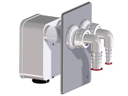 Mutassa a/az HL Szifonkazetta készlet a HL4000.0 lefolyó házba 2 mosógép csatlakoztatására részleteit Kép HL Szifonkazetta készlet a HL4000.0 lefolyó házba 2 mosógép csatlakoztatására