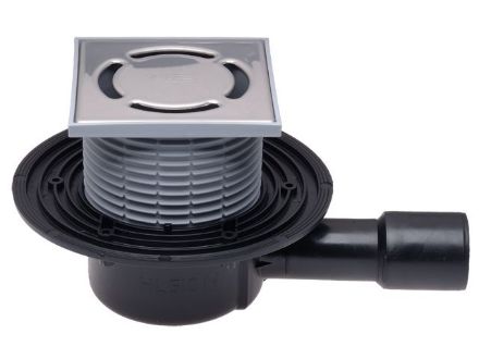 Mutassa a/az HL mini padlószifon, NA 50/40, 123x123 mm/115x115 mm részleteit Kép HL mini padlószifon, NA 50/40, 123x123 mm/115x115 mm