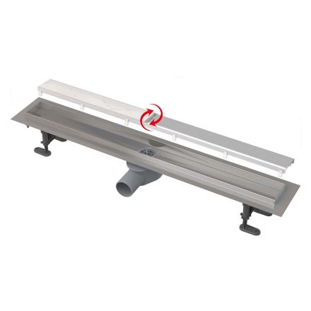 Mutassa a/az AlcaPlast APZ13-DOUBLE9-650 zuhanyfolyóka Fit and Go részleteit Kép AlcaPlast APZ13-DOUBLE9-650 zuhanyfolyóka Fit and Go