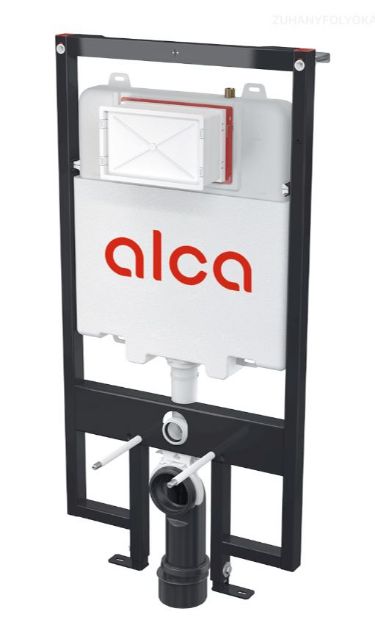 Kép AlcaPlast AM1101/1200 Szerelőkeretes falba építhető wc tartály, száraz szerelés slim (8cm vastagság)