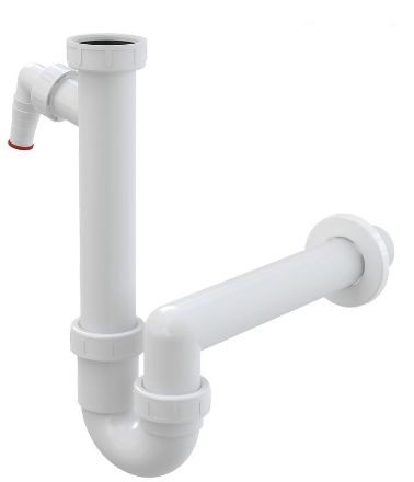 Mutassa a/az Alca Plast A 81 DN 40  6/4˝ műa. csőszifon, mosógép csatl. részleteit Kép Alca Plast A 81 DN 40  6/4˝ műa. csőszifon, mosógép csatl.