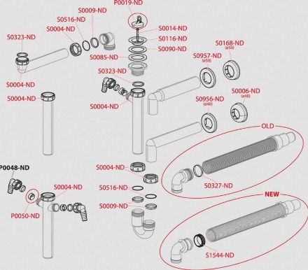 Mutassa a/az Alca Plast A 81 DN 50  6/4˝ műa. csőszifon, mosógép csatl. részleteit Kép Alca Plast A 81 DN 50  6/4˝ műa. csőszifon, mosógép csatl.