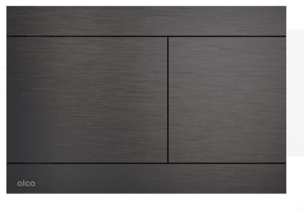 Kép AlcaPlast FUN-GM-B Nyomólap, GUN METAL-szálcsiszolt matt