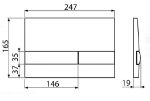 Kép Alcaplast M 1743 Nyomólap