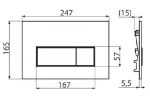 Kép AlcaPlast M 575 THIN Nyomólap, arany-fényes