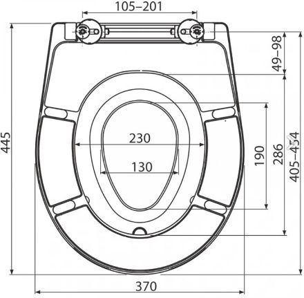 Mutassa a/az Alca plast A606 WC-ülőke levehető gyermek betéttel lecsapódásgátlóval részleteit Kép Alca plast A606 WC-ülőke levehető gyermek betéttel lecsapódásgátlóval