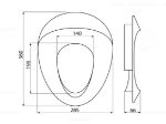 Kép Alca plast A-68 WC-ülőke-gyermekbetét