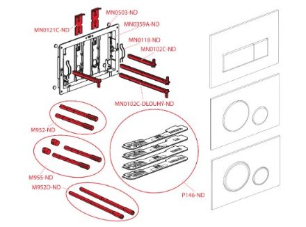 Mutassa a/az AlcaPlast M 572 Nyomólap részleteit Kép AlcaPlast M 572 Nyomólap