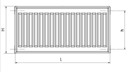 Mutassa a/az KORADO radiátor 22 300/ 700 részleteit Kép KORADO radiátor 22 300/ 700