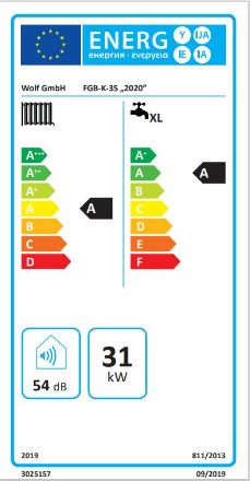 Mutassa a/az Wolf FGB-K-35 kondenzációs kombi falikazán részleteit Kép Wolf FGB-K-35 kondenzációs kombi falikazán