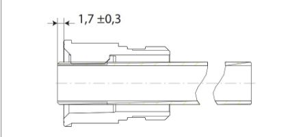Mutassa a/az Giacomini D12mm R171F réz injektorcső (új tip. R357BX062, R358BX062 szelepekhez) részleteit Kép Giacomini D12mm R171F réz injektorcső (új tip. R357BX062, R358BX062 szelepekhez)