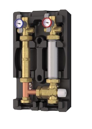 Mutassa a/az Giacomini R586RY114 Hidraulikus blokk, 1˝ kevert kőr, termosztatikus keverőszeleppel, szivattyú nélkül, szigetelve, hőmérőkkel részleteit Kép Giacomini R586RY114 Hidraulikus blokk, 1˝ kevert kőr, termosztatikus keverőszeleppel, szivattyú nélkül, szigetelve, hőmérőkkel