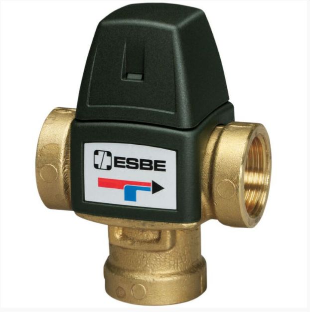 Kép Esbe VTA321/1/2" 35-60°C termikus keverőszelep, BM (kvs=1,5)