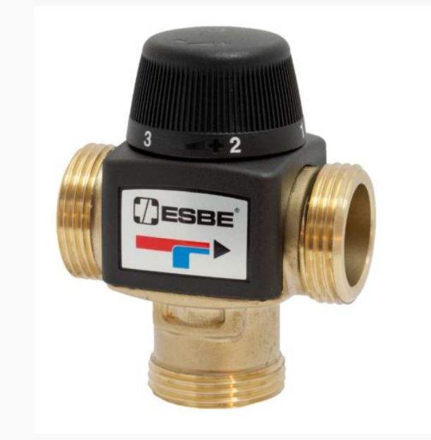 Kép Esbe VTA372 20-55°C termikus keverőszelep, fűtés 1˝ KM (kvs=3,4) 40-100mm 