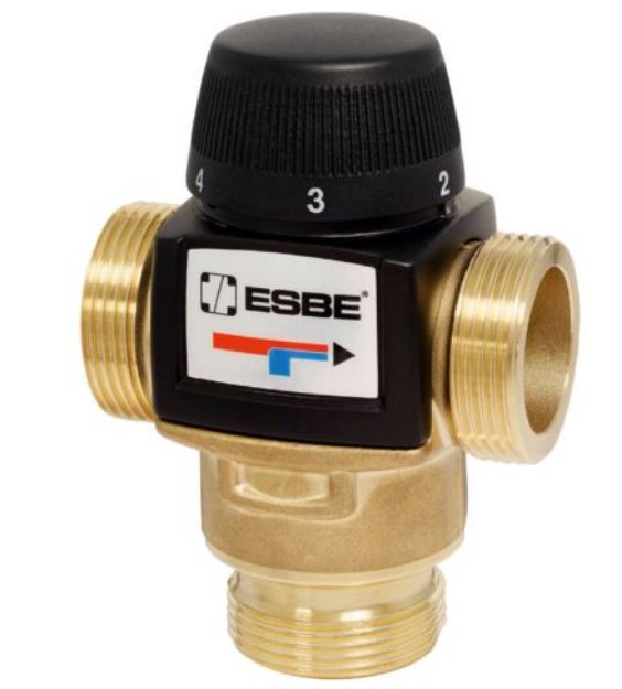 Kép Esbe VTA572 20-55°C termikus keverőszelep, 1˝ KM (kvs=4,5)