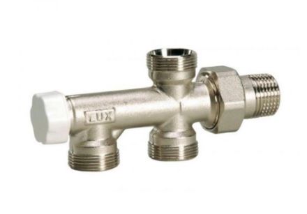 Mutassa a/az Luxor 1/2˝ M341 alsó szeleptest, egycsöves (50%) fűtéshez, padló felőli bekötésű részleteit Kép Luxor 1/2˝ M341 alsó szeleptest, egycsöves (50%) fűtéshez, padló felőli bekötésű