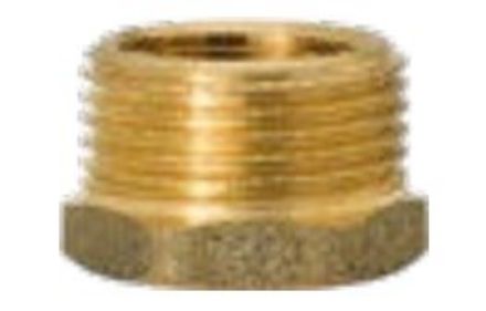 Mutassa a/az Gebo Gold 1"-1/2" K-B szűkítő, sárgaréz részleteit Kép Gebo Gold 1"-1/2" K-B szűkítő, sárgaréz