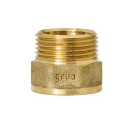 Mutassa a/az Gebo Gold 1˝-3/4˝ B-K szűkítő, sárgaréz, hatlapú részleteit Kép Gebo Gold 1˝-3/4˝ B-K szűkítő, sárgaréz, hatlapú
