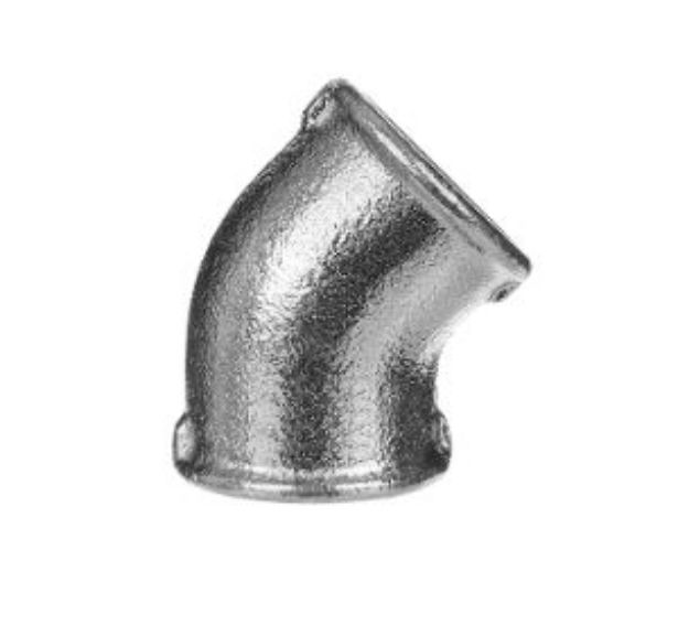Kép (120-4V) Gebo Platinum 1/2˝ B-B 45° könyök