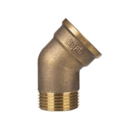 Mutassa a/az (121-4BR) Gebo BR 1/2˝ K-B 45°-os könyök, sárgaréz részleteit Kép (121-4BR) Gebo BR 1/2˝ K-B 45°-os könyök, sárgaréz