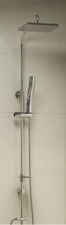 Mutassa a/az Sanimix Delta fali zuhanyszett szögletes részleteit Kép Sanimix Delta fali zuhanyszett szögletes