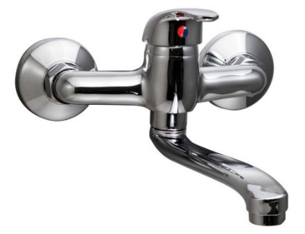 Mutassa a/az Sanimix Zoé fali mosogató csaptelep 09.7.1/1 részleteit Kép Sanimix Zoé fali mosogató csaptelep 09.7.1/1