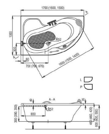 Mutassa a/az Fortuna akril fürdőkád előlap 170-es balos részleteit Kép Fortuna akril fürdőkád előlap 170-es balos