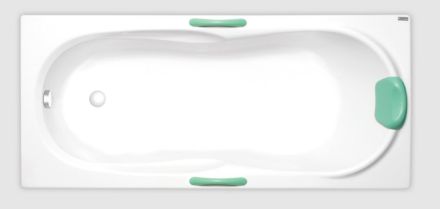 Mutassa a/az Starlette 170x75cm akryl fürdőkád lábbal részleteit Kép Starlette 170x75cm akryl fürdőkád lábbal