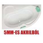 Kép Fortuna PLUS 150x100cm jobbos akryl fürdőkád lábbal