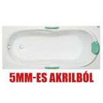 Kép Starlette 150x70cm akryl fürdőkád lábbal