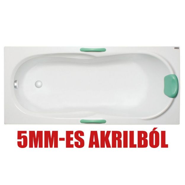 Kép Starlette 150x70cm akryl fürdőkád lábbal