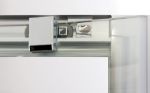Kép Anima Top Pro zuhanyajtó (tolóajtó), fehér kerettel, transparent üveggel 120cm 
