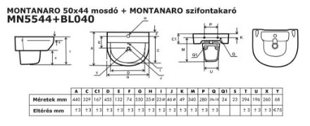 Mutassa a/az MONTANARO mosdó 55x44cm részleteit Kép MONTANARO mosdó 55x44cm