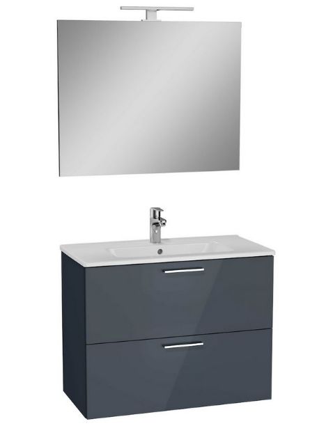 Kép Vitra Mia antracit fürdőszobaszekrény 79cmx39,5cm