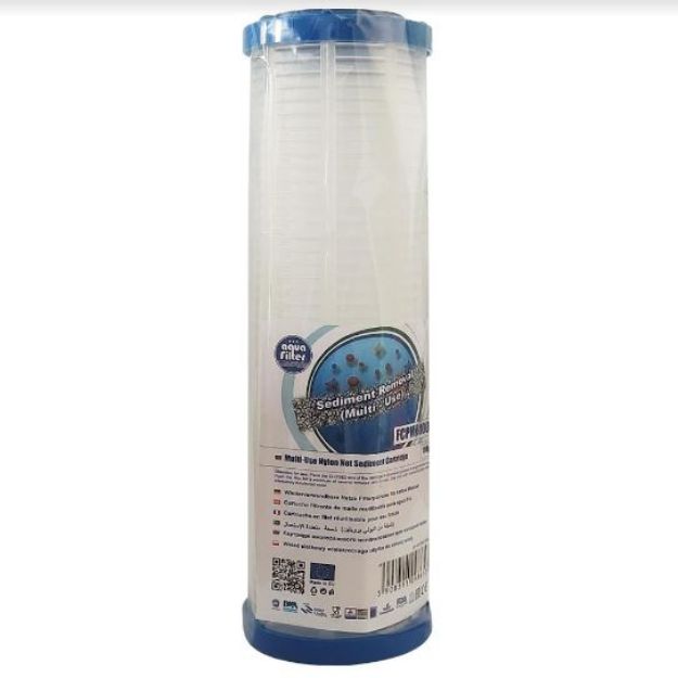 Kép Euro-Clear 10"- 2,5" 100µm szűrőbetét mosható