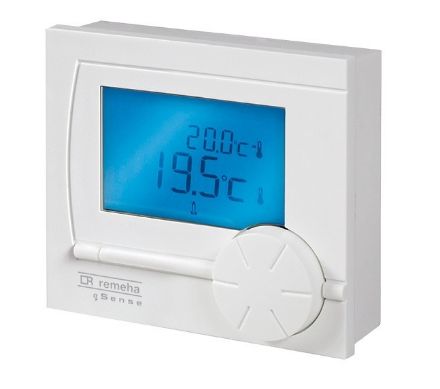 Mutassa a/az Remeha qSense szobatermosztát részleteit Kép Remeha qSense szobatermosztát