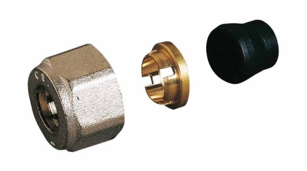 Kép Luxor rézcső csatlakozó D10mm rézcsövekhez TR91