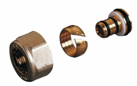 Mutassa a/az Luxor ötrétegű cső csatlakozó D16x2mm-es ötrétegű csövekhez TP97 részleteit Kép Luxor ötrétegű cső csatlakozó D16x2mm-es ötrétegű csövekhez TP97