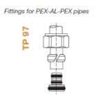 Kép Luxor ötrétegű cső csatlakozó D18x2mm-es ötrétegű csövekhez TP97