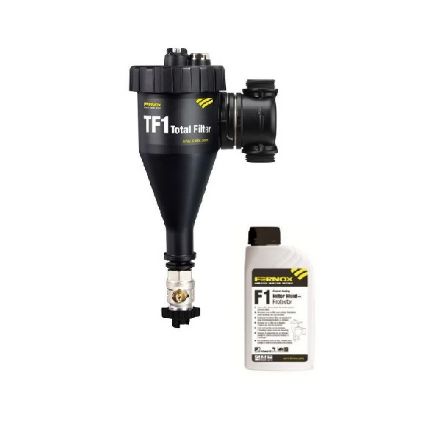 Mutassa a/az Fernox TF1 Total Filter mágneses iszapleválasztó 22mm-es csatlakozással + Fernox F1 Filter Fluid Protector 500ml folyadék. részleteit Kép Fernox TF1 Total Filter mágneses iszapleválasztó 22mm-es csatlakozással + Fernox F1 Filter Fluid Protector 500ml folyadék.