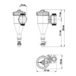 Kép Fernox TF1 Total Filter D22mm mágneses iszapleválasztó + F9 Filter Fluid folyadék