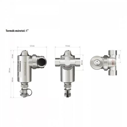 Mutassa a/az Fernox TF1 OMEGA 1˝ mágneses iszapleválasztó(62337) részleteit Kép Fernox TF1 OMEGA 1˝ mágneses iszapleválasztó(62337)