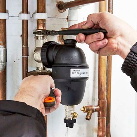 Mutassa a/az Fernox TF1 Sigma 3/4˝ mágneses iszapleválasztó részleteit Kép Fernox TF1 Sigma 3/4˝ mágneses iszapleválasztó