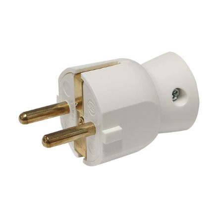 Mutassa a/az Legrand dugvilla műanyag, fehér, oldalsó kivezetéssel 050316 16A / 250V részleteit Kép Legrand dugvilla műanyag, fehér, oldalsó kivezetéssel 050316 16A / 250V