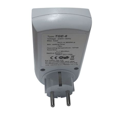 Mutassa a/az Stilo programozható kapcsolóóra digitális, fehér, max 3600W 16A / 230V, STI376  részleteit Kép Stilo programozható kapcsolóóra digitális, fehér, max 3600W 16A / 230V, STI376